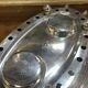 1930s silver plated hot plate