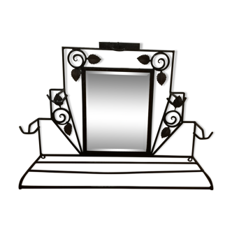 Wrought iron mirror