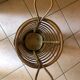 Umbrella door with bamboo handles and vintage rattan 60s