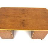 Scandinavian walnut desk, Swedish Modern, Sweden, 1940.