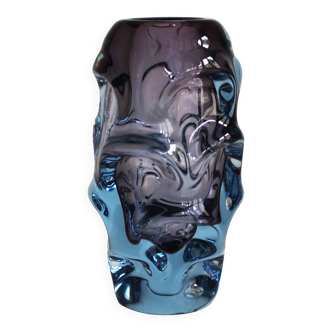 1960s Flower Vase by Jan Beranek – Pattern 5988 (Red Core Series)