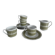 Scandinavian graphic style coffee service