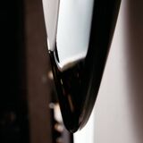 Metal and glass ceiling lamp