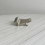 Lot de 6 porte-couteaux en forme de chien teckel