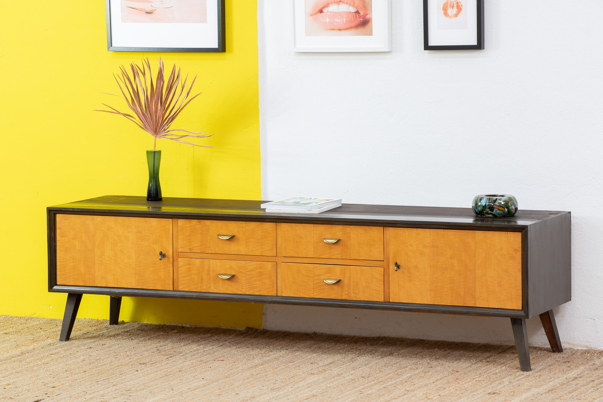 Vintage Scandinavian Enfilade – 200 cm