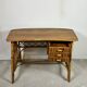 Bureau en rotin vintage 1960