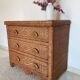Commode vintage en rotin