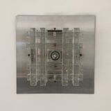 Murano glass wall lamp by albano poli for poliarte, italy 70s