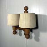 Uno Kristiansson wall lamp Pinus for Luxus Sweden 1970’s