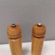 Vintage set of salt and pepper grinders, in oak Denmark 1960s