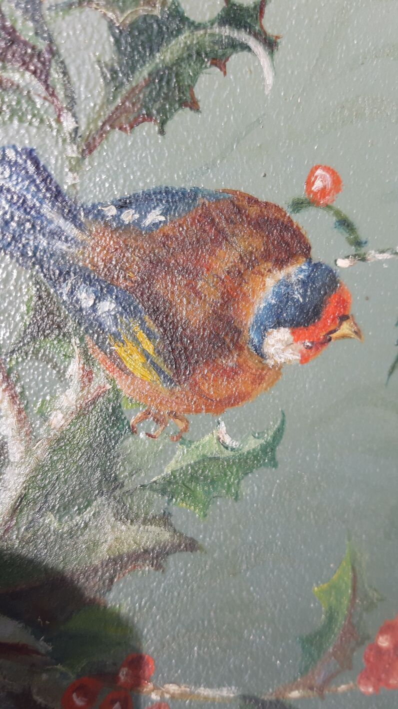 painting Napoleon III on metal