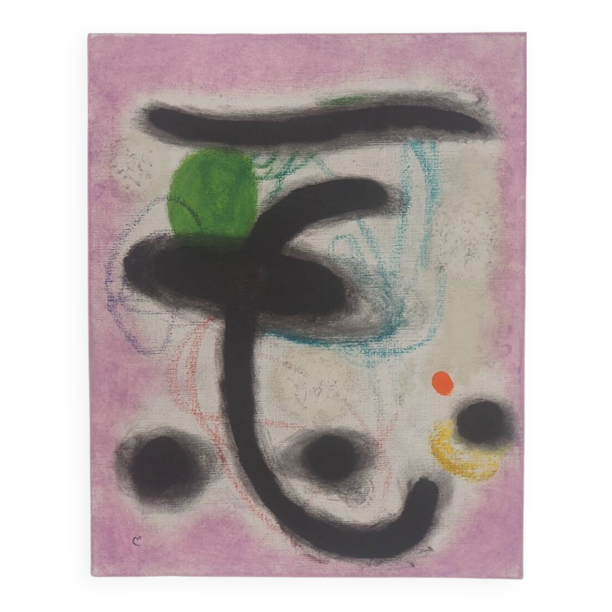 Joan Miró: Portrait of a Woman - Signed Lithograph