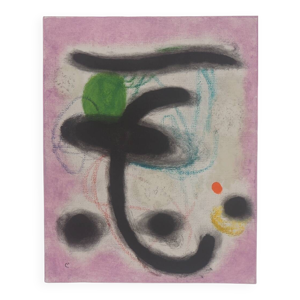 Joan Miro : Portrait de femme -