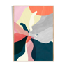 Affiche d'art printemps rose, 50×70 cm