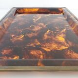 Vintage plexiglass tray 1970