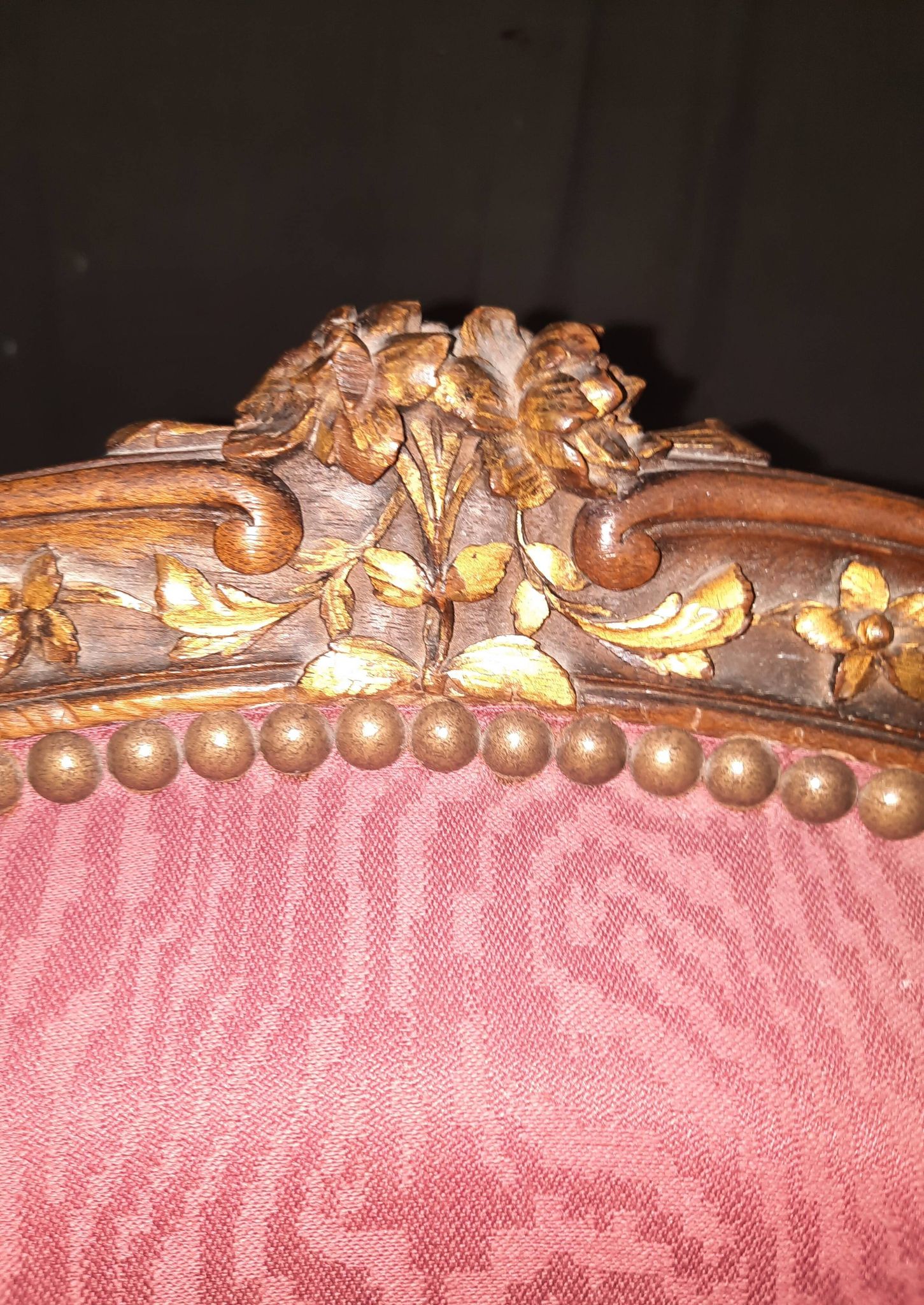 Pair of Louis XV style armchairs