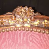 Pair of Louis XV style armchairs