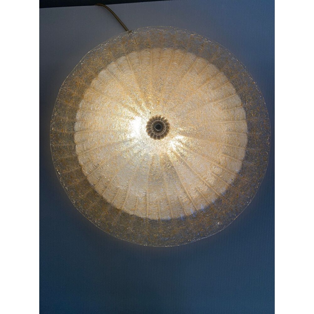 Murano glass flush mount