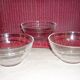 3 vintage Duralex bowls