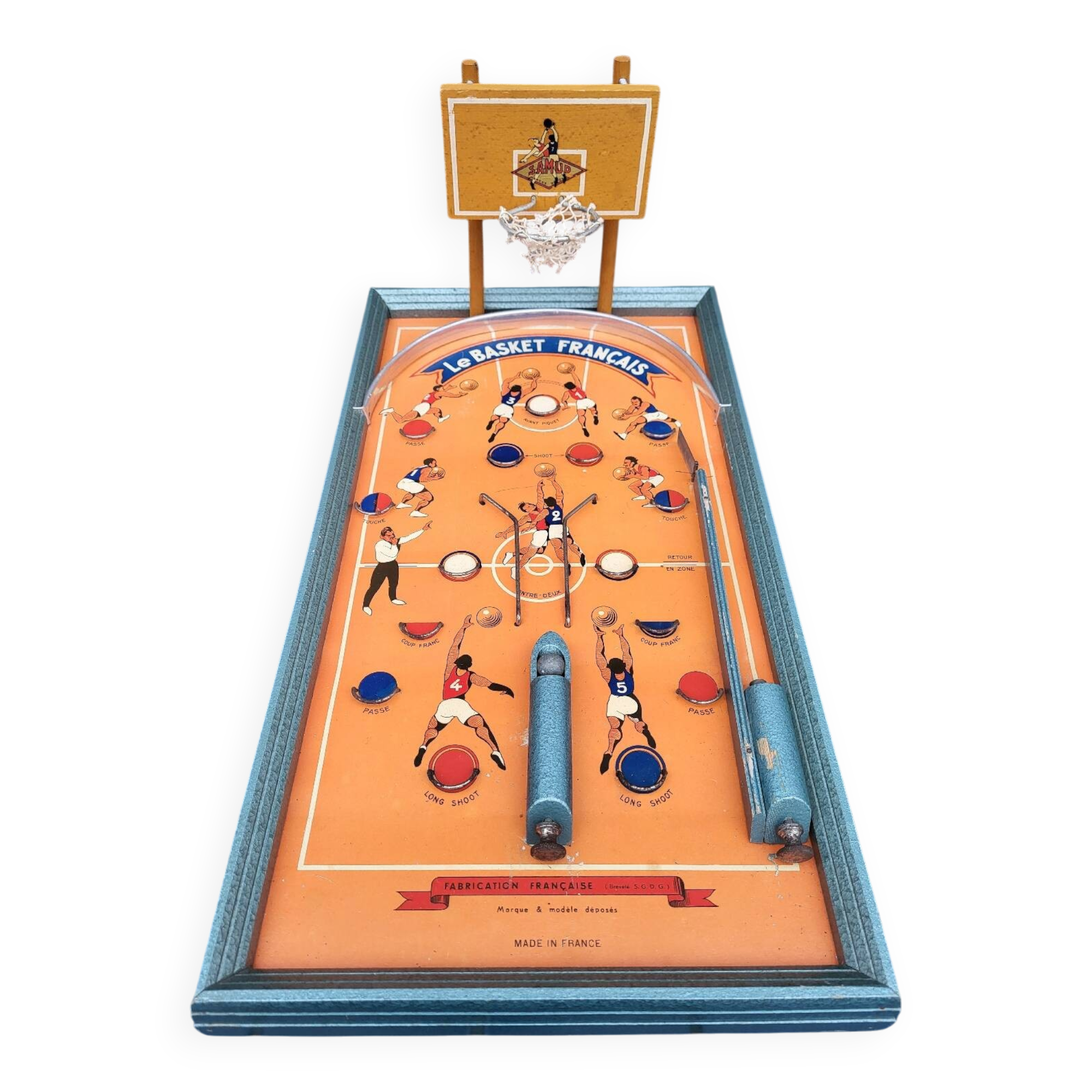 French Basket, Art Deco retro, made in France