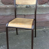 Pair of vintage Mullca school chairs