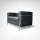 LC2 2-seater sofa by Le Corbusier et al. for Cassina 1990s