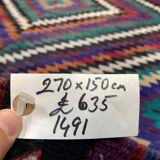 Turkish kilim 270x150 cm wool