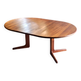 Table à manger extensible en teck massif danois, années 1960