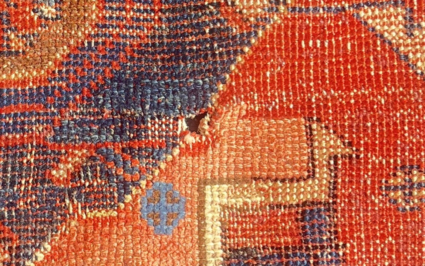 Oriental Rug Iran Afshar Neriz Antique Vase: 1.60 X 2.40 Meters