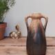 Vase art déco Gilbert Méténier en grès flammé- 18cm 