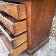 Commode de toilette ancienne en bois L. Soubrier