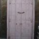 Porte indienne en vieux teck