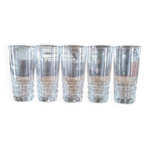 5 verres vintage BP Bormioli