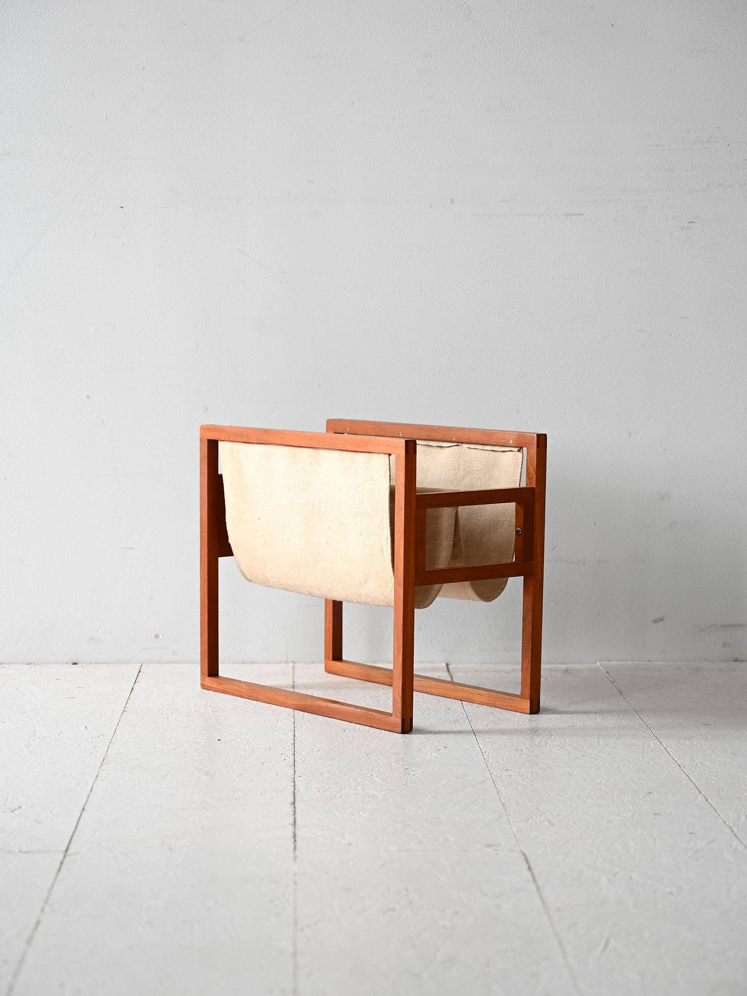 Vintage Magazine Rack by Henning Wind-Hansen in Teak