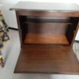 Rolling bar cabinet