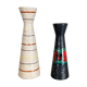 Ensemble de deux vases de lave grasse en poterie « Multi-Color » par Scheurich, Allemagne, années 1970