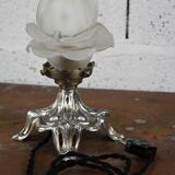 Art deco lamp their in glass paste
