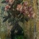 "Flowers" Oil painting, 1960s