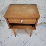 Scandinavian bedside table.