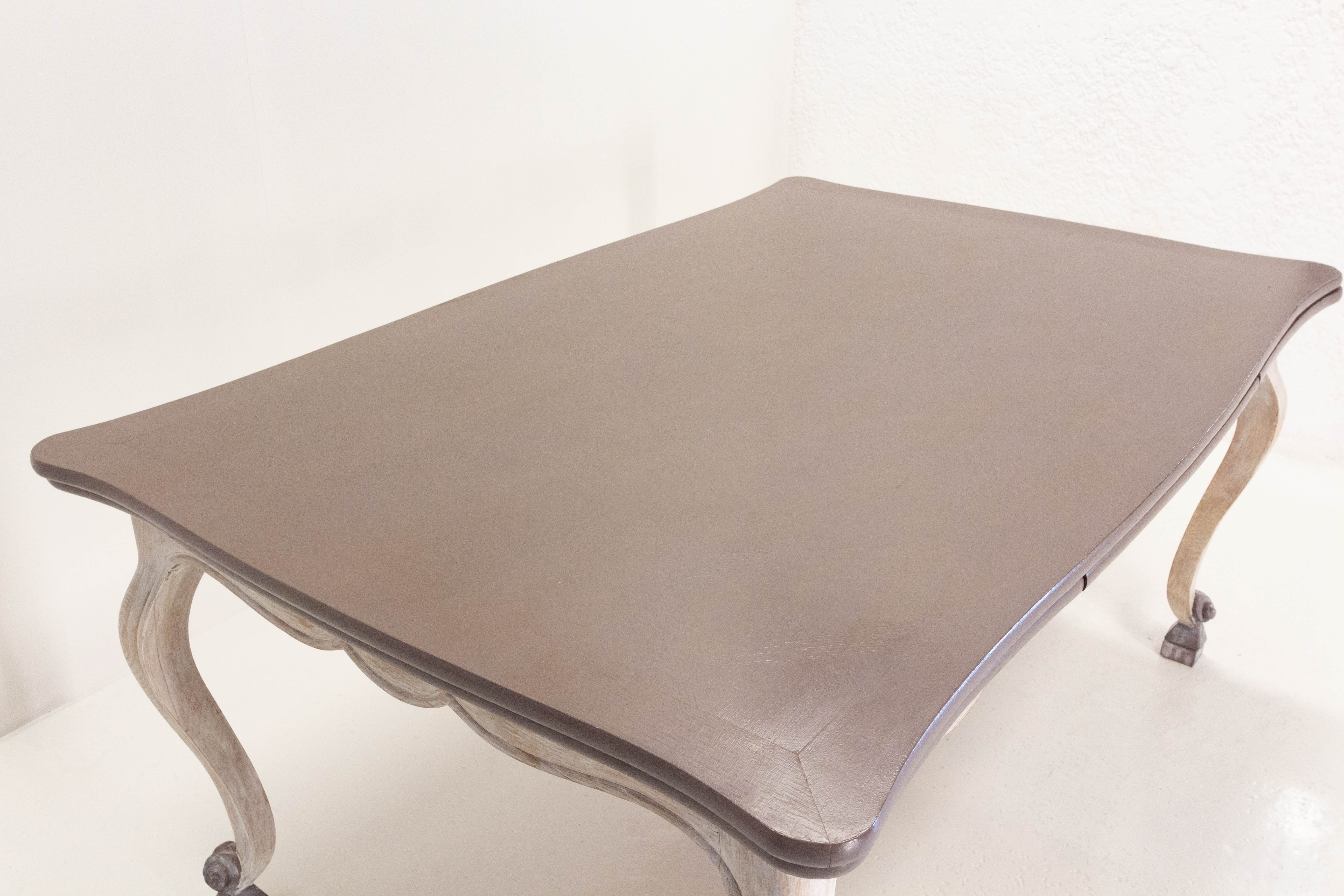 Table style  louis xv patinée