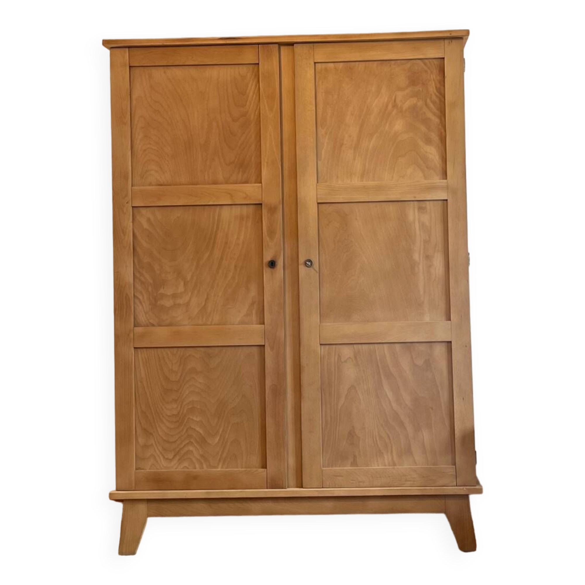 Vintage wardrobe with compass feet