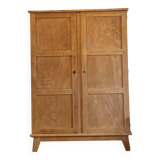 Vintage wardrobe with compass feet