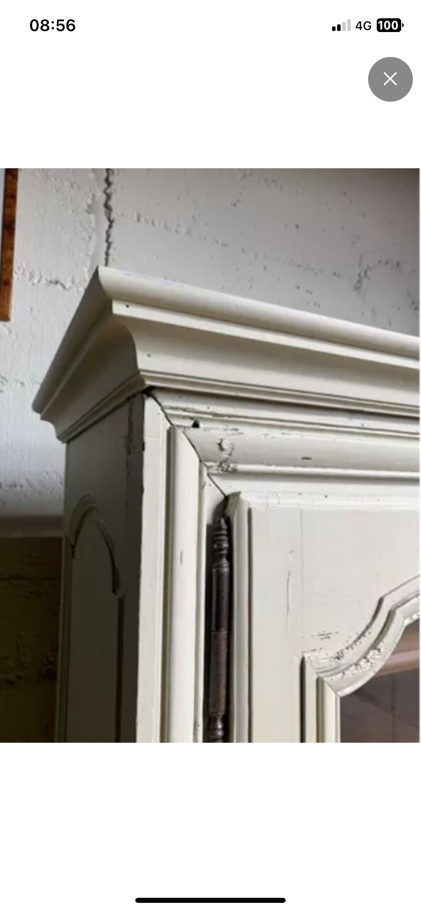 19th century Parisian glazed dresser