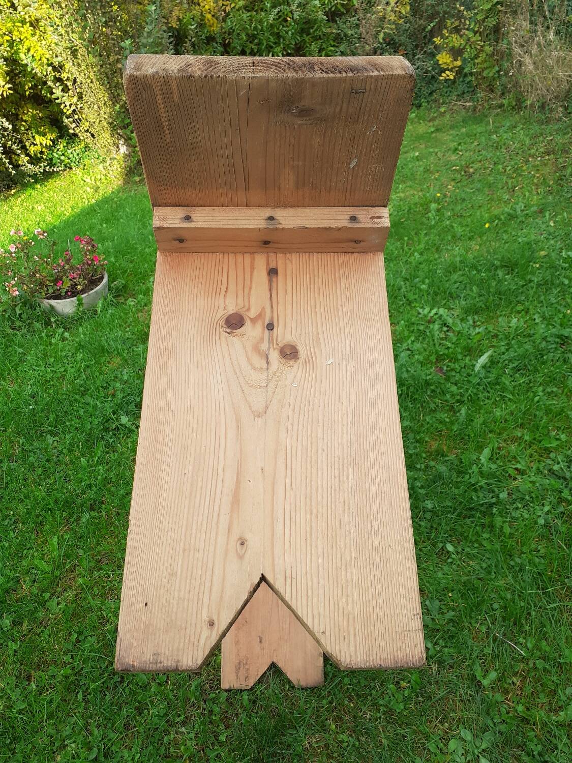 Wooden bench