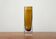 Mid-century minimalist amber coloured glass vase, 1960s.