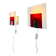 Minimalist Postmodern Wall Lights by Nafa Nybro Armaturfabrik, Sweden 1980s