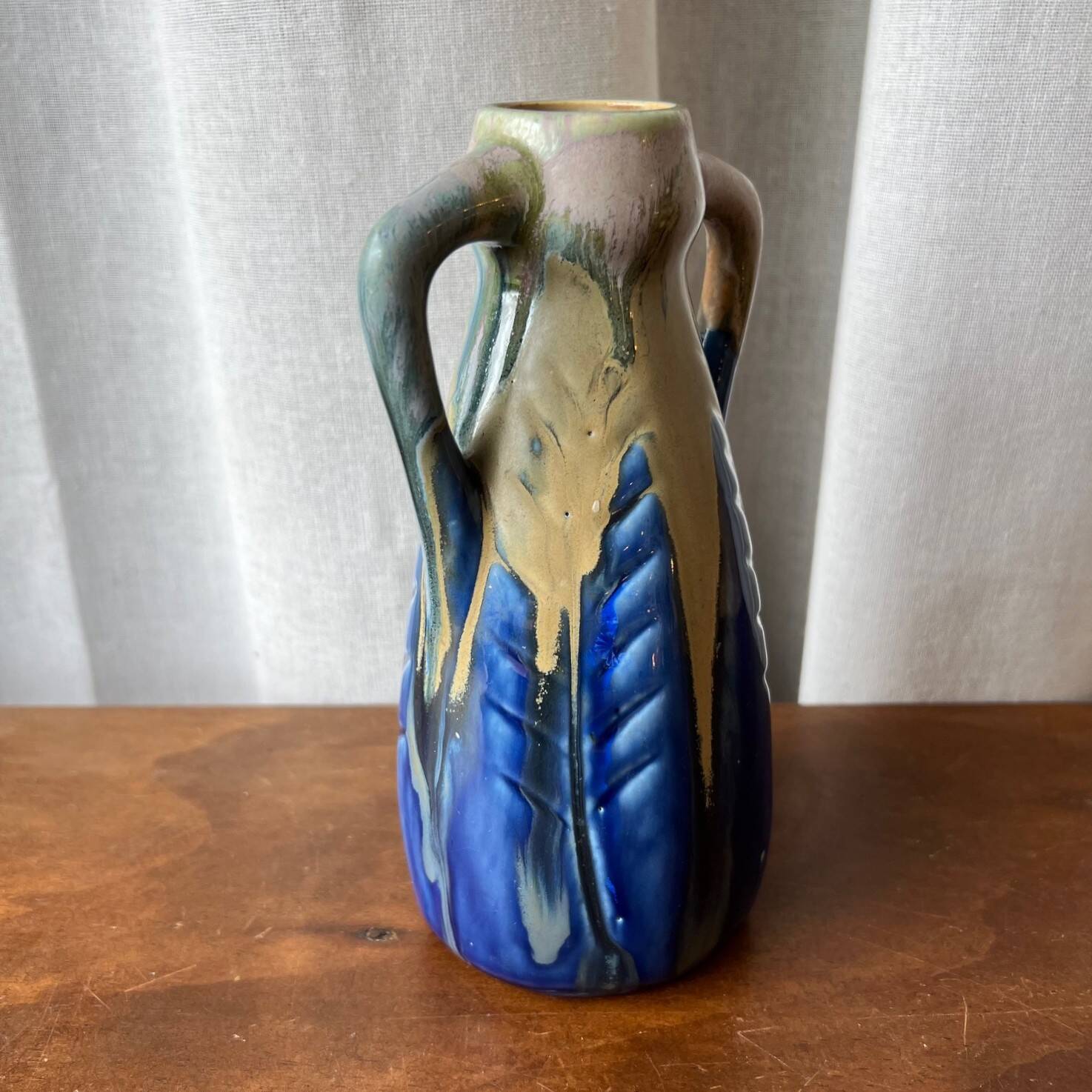 Small handmade stoneware vase