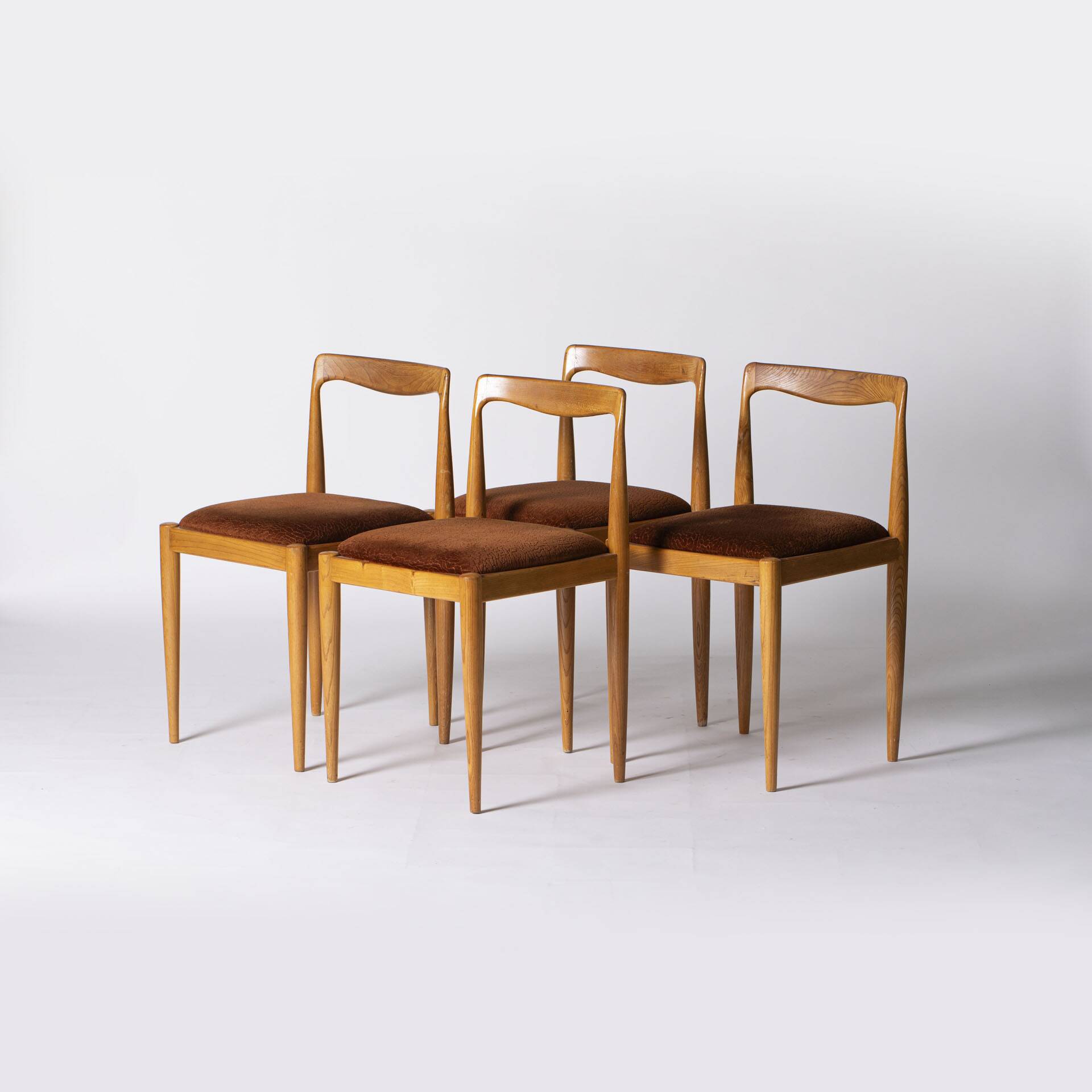 Dining set by Drevotvar and set of 3 chairs by Jasienica, Poland