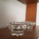 Lot de 2 bougeoirs en verre