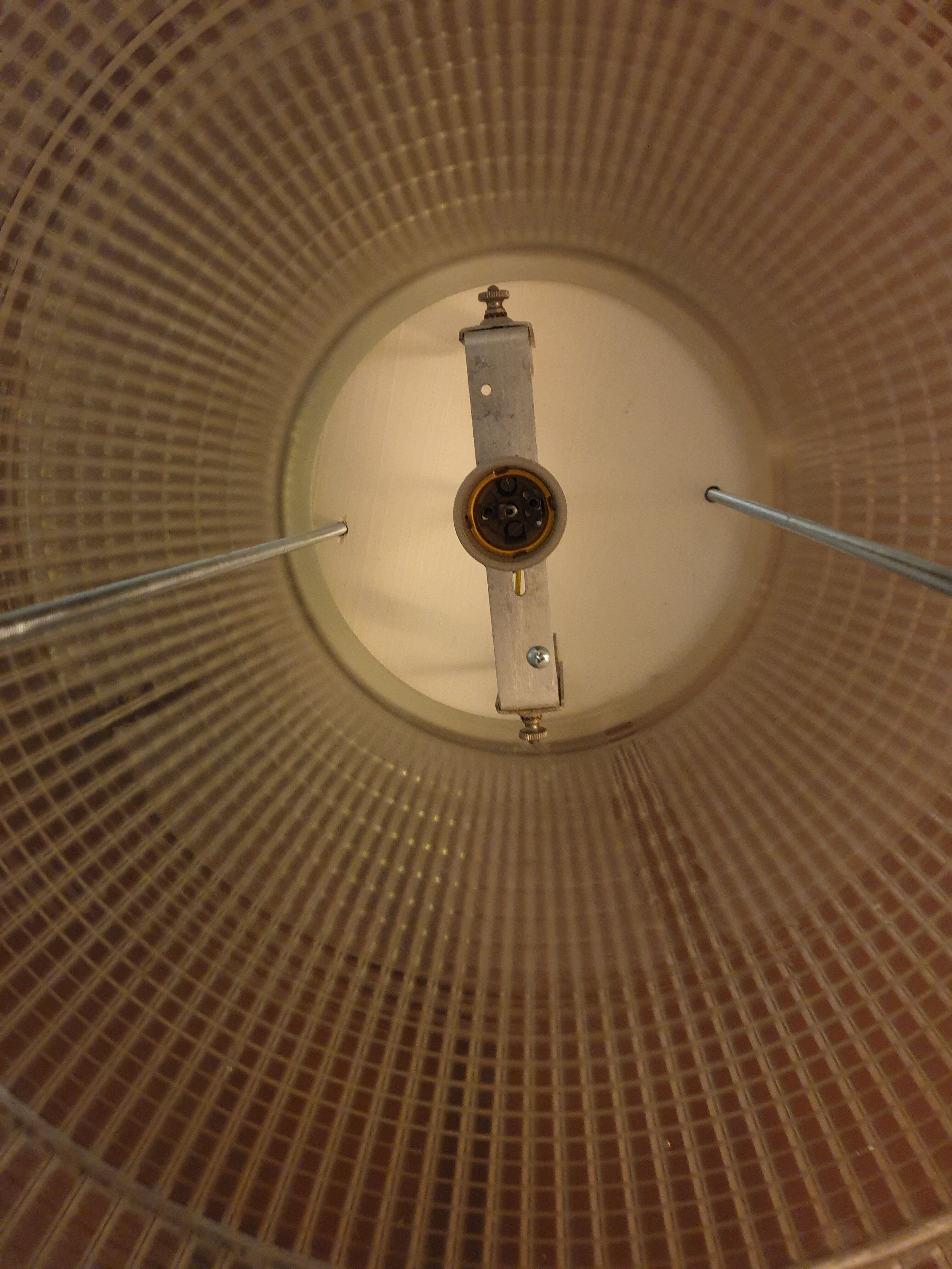 Parisian street lamp globle holophane 1970